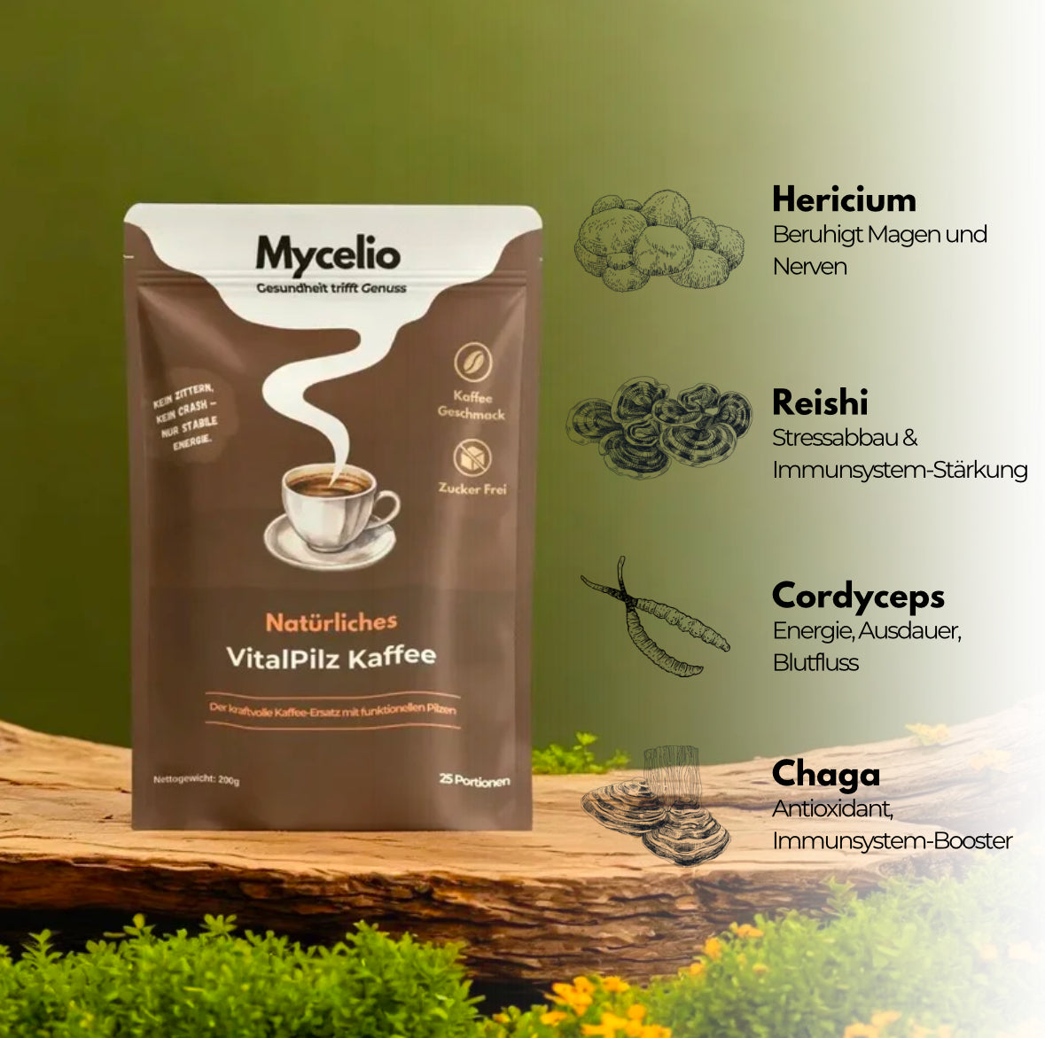 Vitalpilz-Kaffee