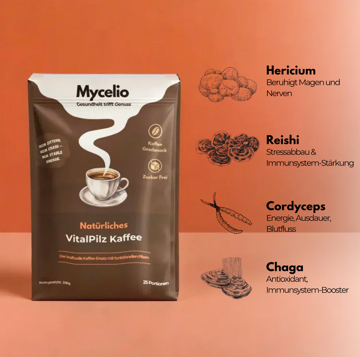 Vitalpilz-Kaffee